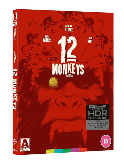 12 Monkeys [4K UHD, Blu-ray, Region Free, Worldwide] - ZXASQW Funny Name. Free Shipping.