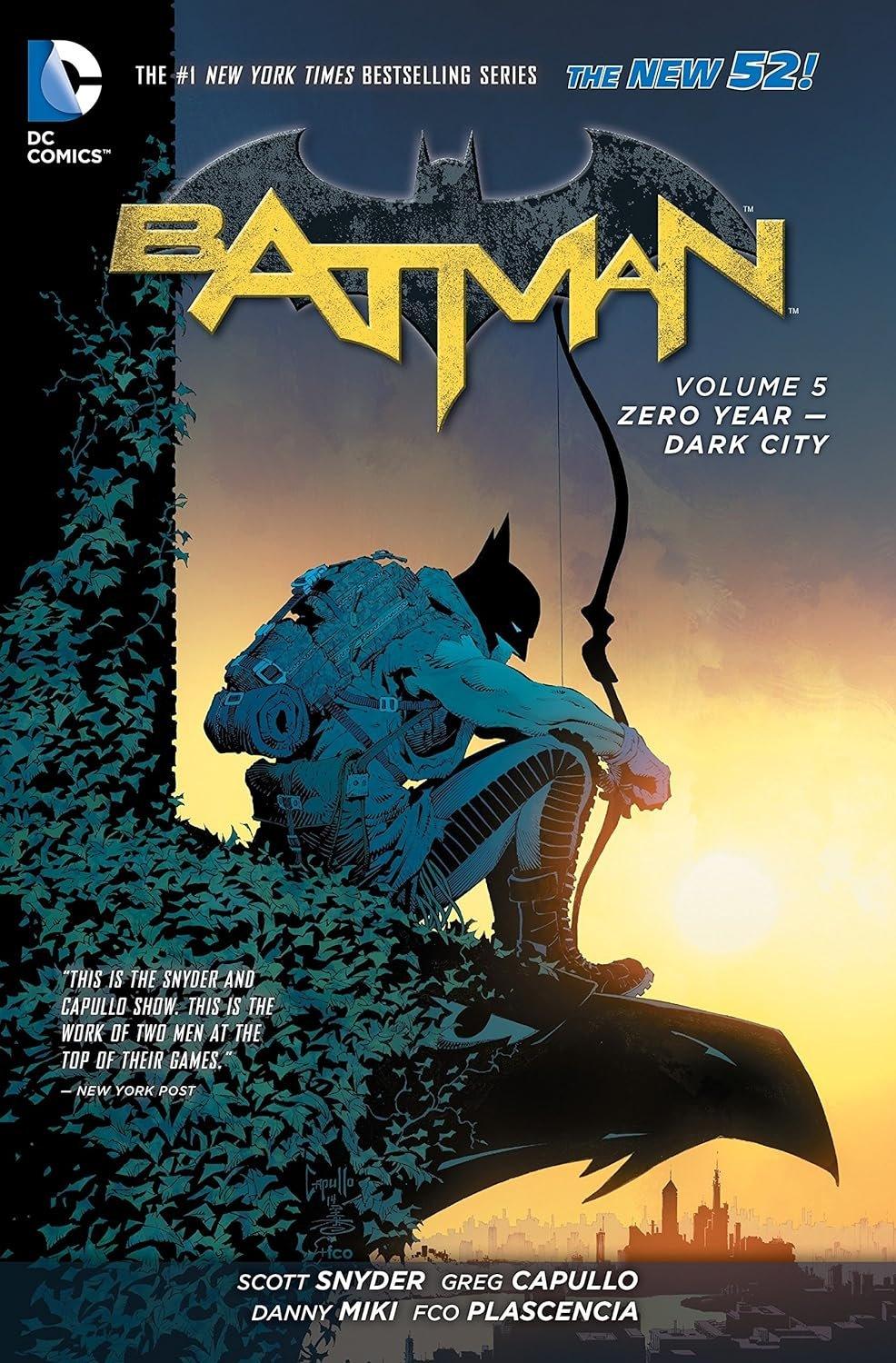 Batman Vol. 5: Zero Year - Dark City (The New 52) - ZXASQW Funny Name. Free Shipping.