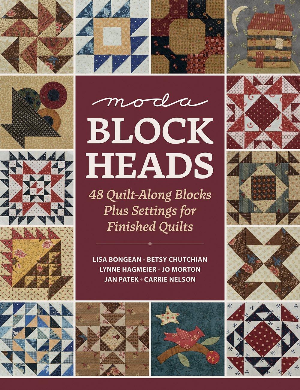 Moda Blockheads: 48 Quilt-Along Blocks Plus Settings for Finished Quilts - ZXASQW Funny Name. Free Shipping.