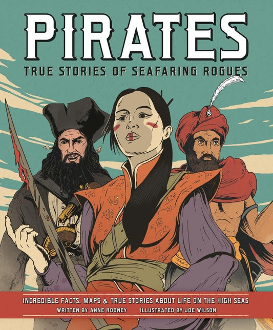 Pirates: True Stories of Seafaring Rogues: Incredible Facts, Maps & True Stories About Life on the High Seas - ZXASQW Funny Name. Free Shipping.