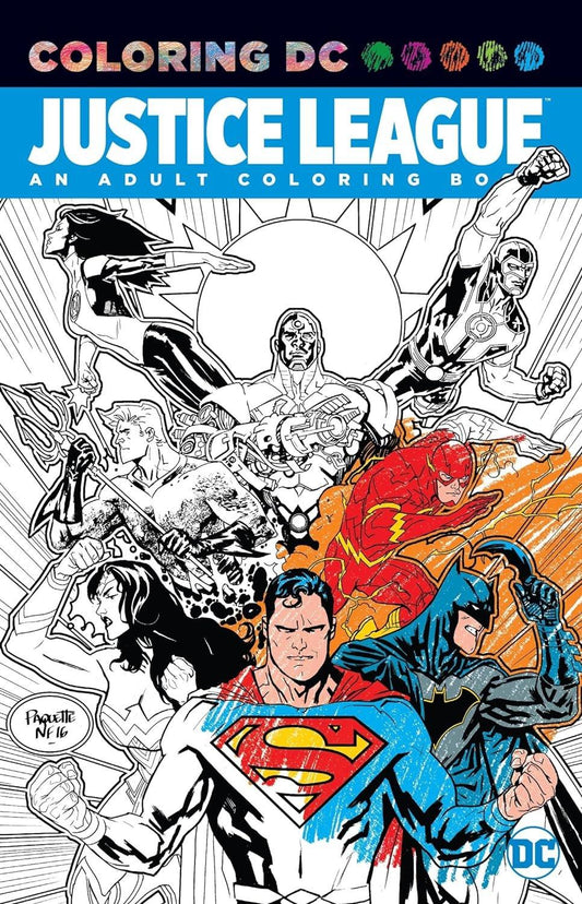 Justice League: An Adult Coloring Book - ZXASQW