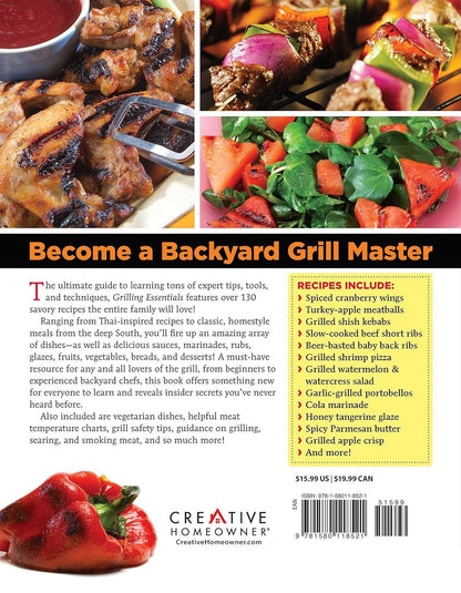 Grilling Essentials: The All-in-One Guide to Firing Up 5-Star Meals with 130+ Recipes (Creative Homeowner) Tools & Techniques to Master Your Grill and Make Delicious Burgers, Steaks, Ribs, & Seafood - ZXASQW Funny Name. Free Shipping.