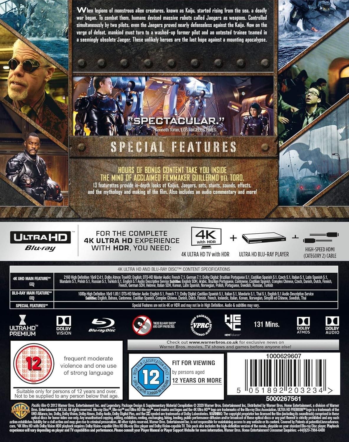 Pacific Rim (4K Ultra HD Blu-ray) [Includes Digital Download] - ZXASQW Funny Name. Free Shipping.