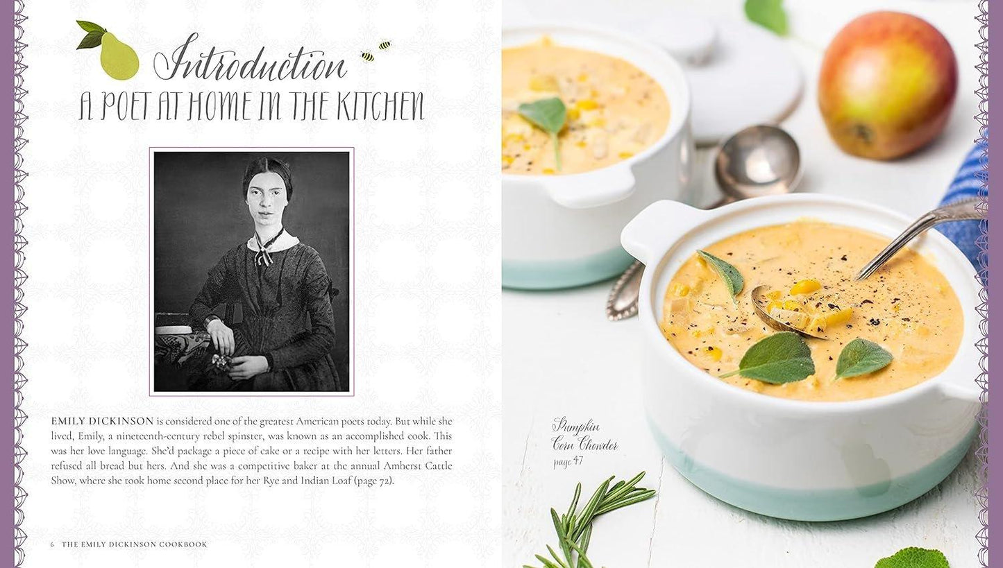 The Emily Dickinson Cookbook: Recipes from Emily's Table Alongside the Poems That Inspire Them - ZXASQW