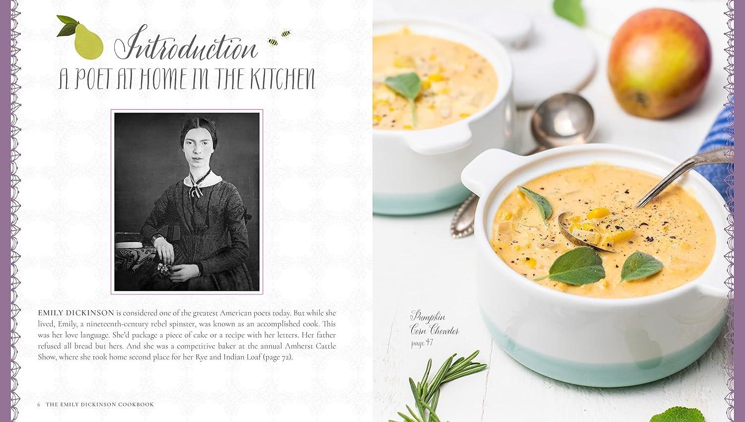 The Emily Dickinson Cookbook: Recipes from Emily's Table Alongside the Poems That Inspire Them - ZXASQW