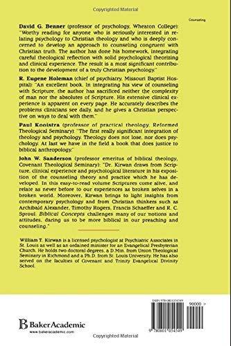 Biblical Concepts for Christian Counseling: A Case for Integrating Psychology and Theology - Used Like New - ZXASQW Funny Name. Free Shipping.