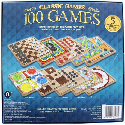 Classic 100 Games Perfect family games! - ZXASQW Funny Name. Free Shipping.