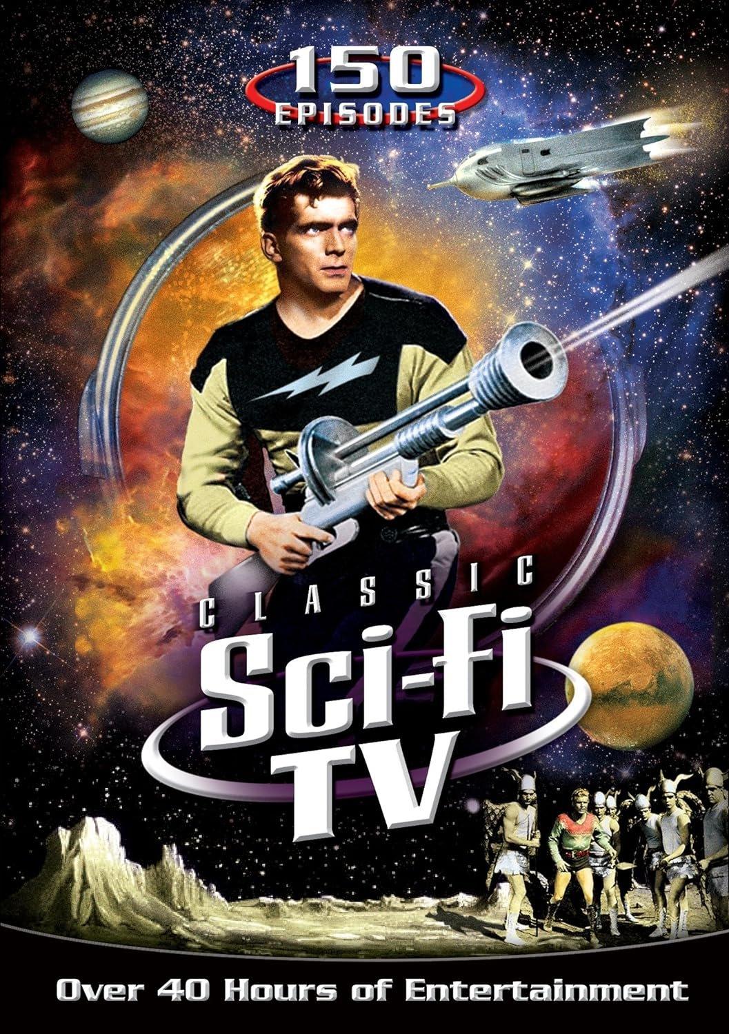 CLASSIC SCI-FI TV - 150 EPISODES DVD - ZXASQW Funny Name. Free Shipping.