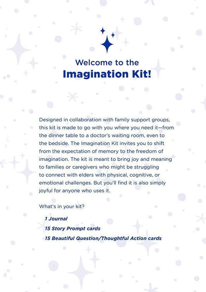 Creative Care Imagination Kit: A TimeSlips Engagement Resource - ZXASQW Funny Name. Free Shipping.