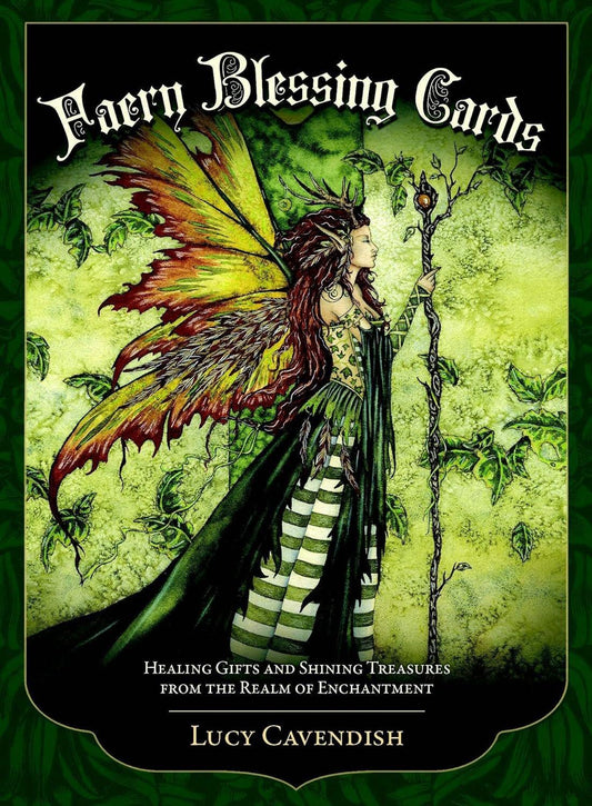 FAERY BLESSING CARDS: Healing Gifts and Shining Treasures from the Realm of Enchantment (435 cards & guidebook, boxed) - ZXASQW Funny Name. Free Shipping.