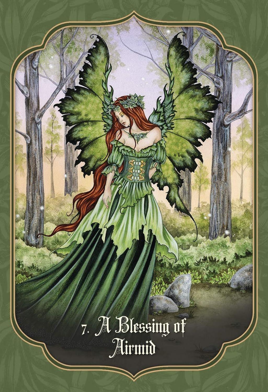 FAERY BLESSING CARDS: Healing Gifts and Shining Treasures from the Realm of Enchantment (435 cards & guidebook, boxed) - ZXASQW Funny Name. Free Shipping.