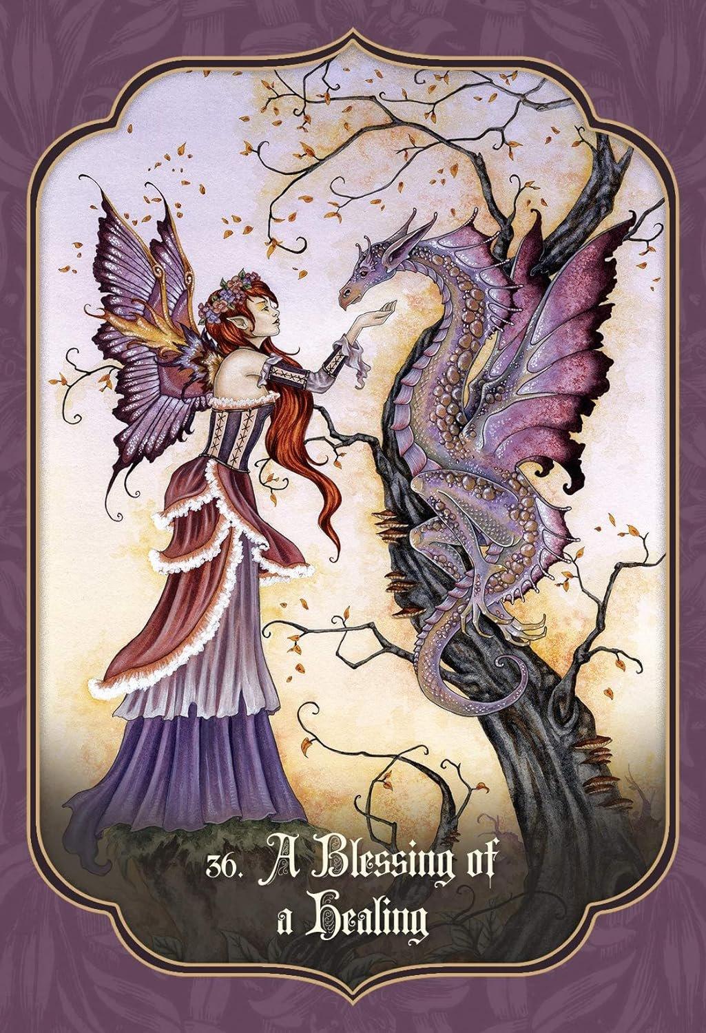 FAERY BLESSING CARDS: Healing Gifts and Shining Treasures from the Realm of Enchantment (435 cards & guidebook, boxed) - ZXASQW Funny Name. Free Shipping.