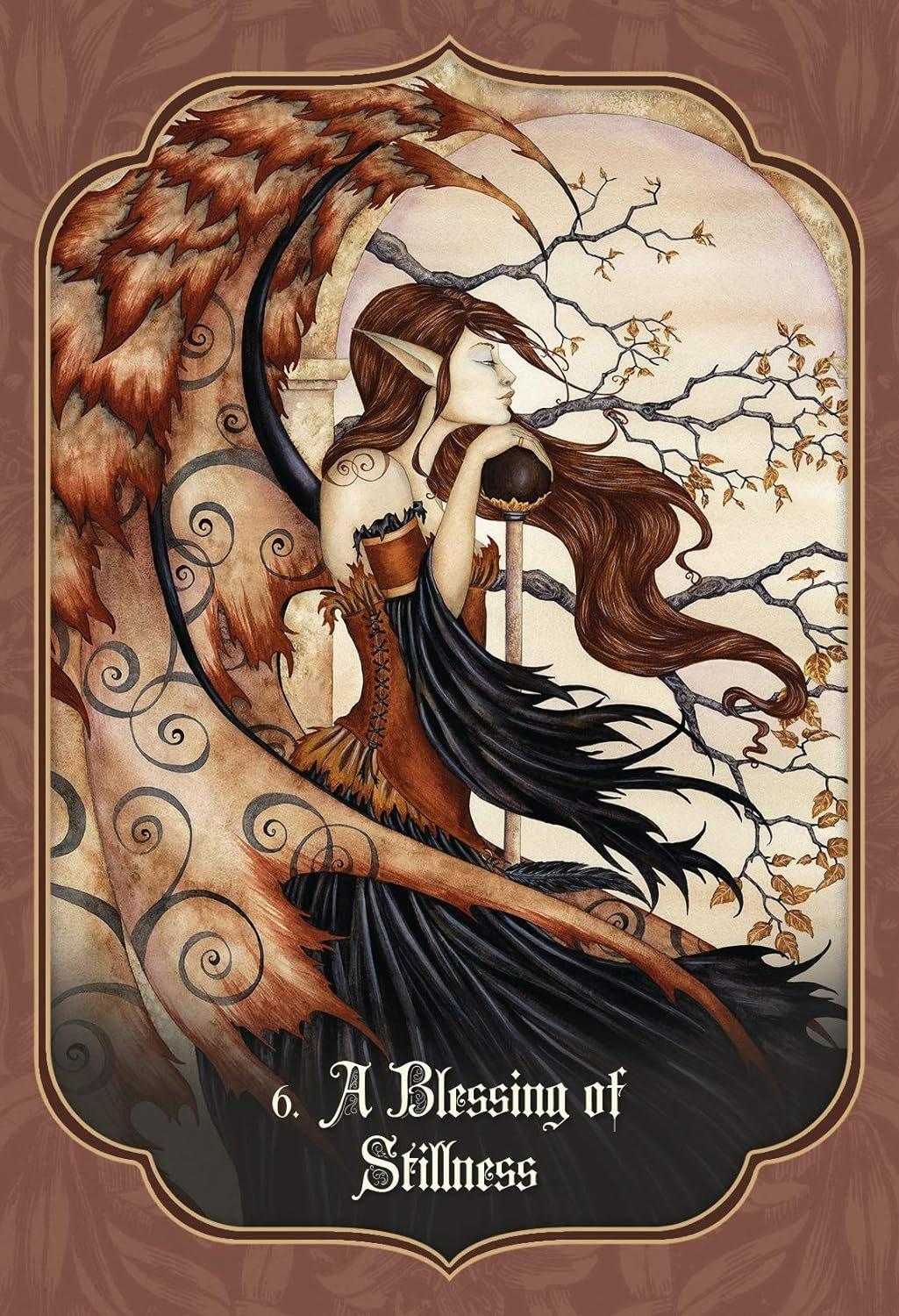 FAERY BLESSING CARDS: Healing Gifts and Shining Treasures from the Realm of Enchantment (435 cards & guidebook, boxed) - ZXASQW Funny Name. Free Shipping.