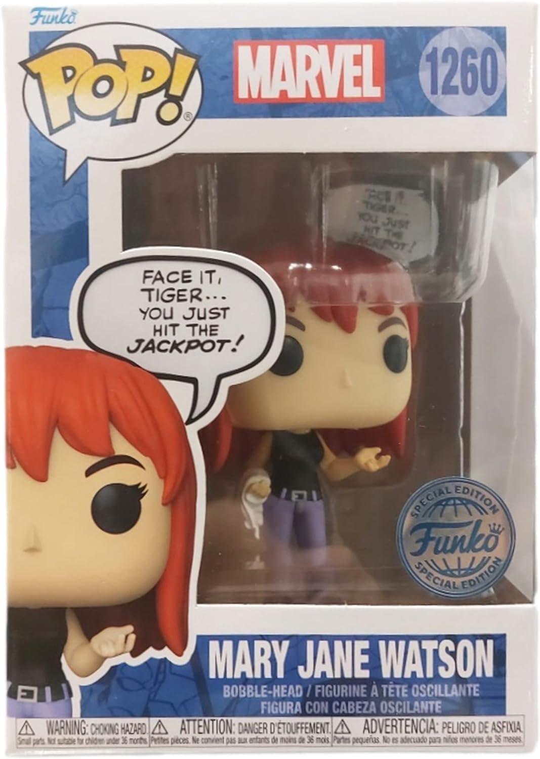 Funko Pop! Marvel: Marvel Comics - Mary Jane Vinyl Figure - ZXASQW Funny Name. Free Shipping.