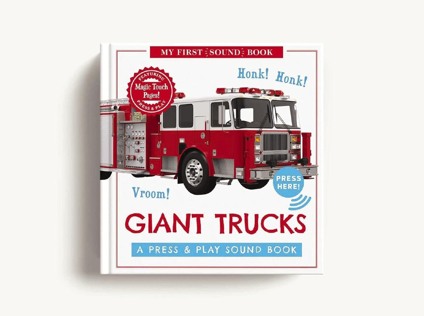 Giant Trucks: My First Book of Sounds: A Press and Play Sound Board Book - ZXASQW Funny Name. Free Shipping.