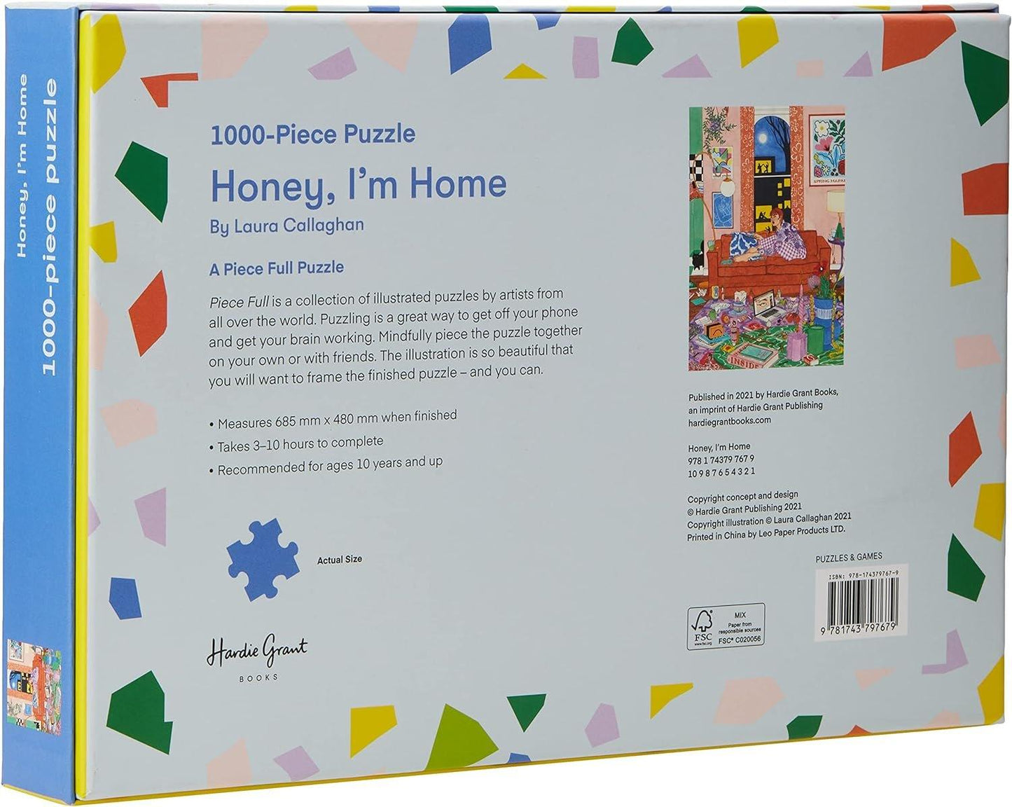 Honey, I'm Home: 1000-Piece Puzzle - ZXASQW Funny Name. Free Shipping.