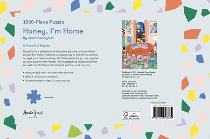 Honey, I'm Home: 1000-Piece Puzzle - ZXASQW Funny Name. Free Shipping.