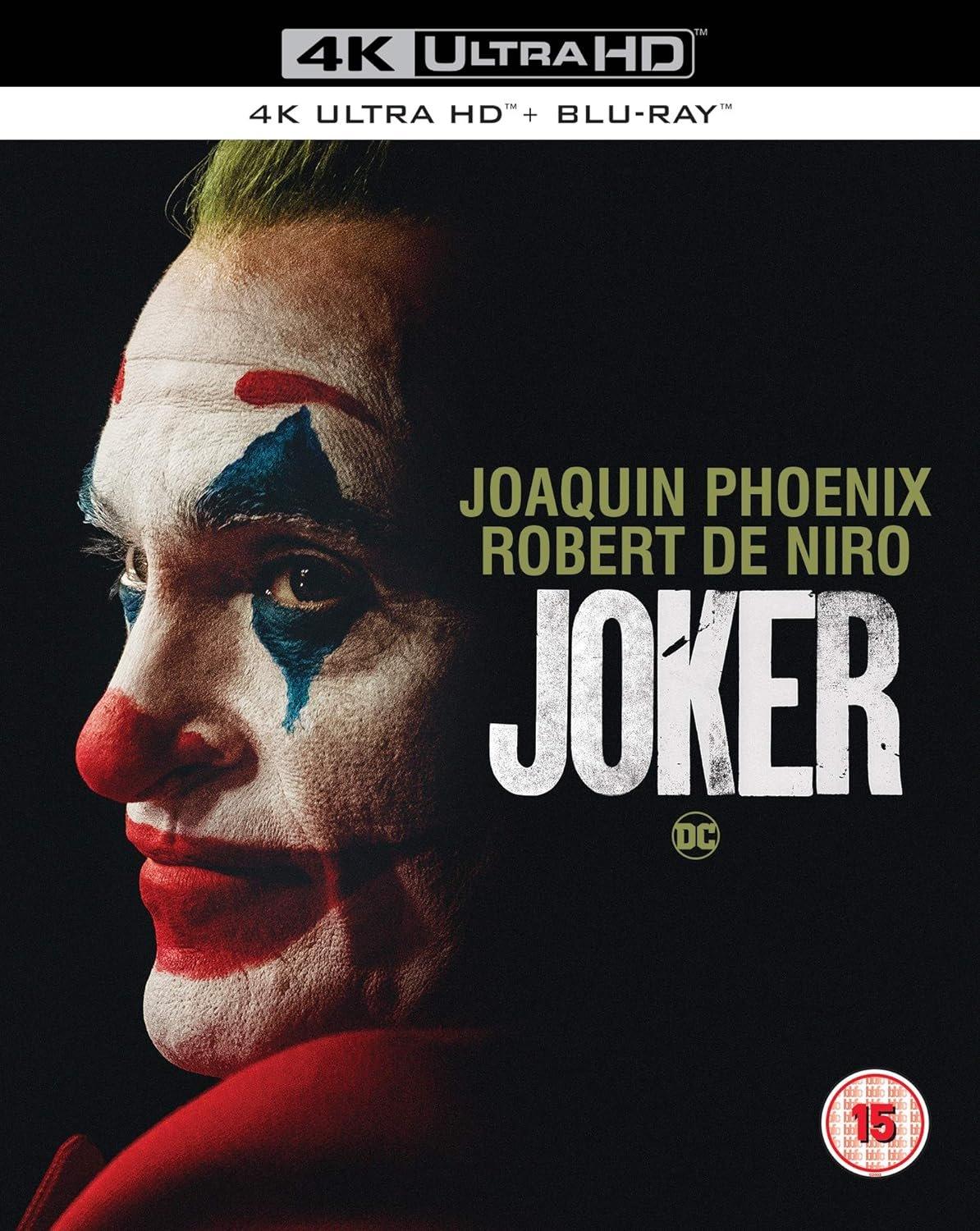 Joker [4K UHD Blu-ray, Region Free, Worldwide] - ZXASQW Funny Name. Free Shipping.