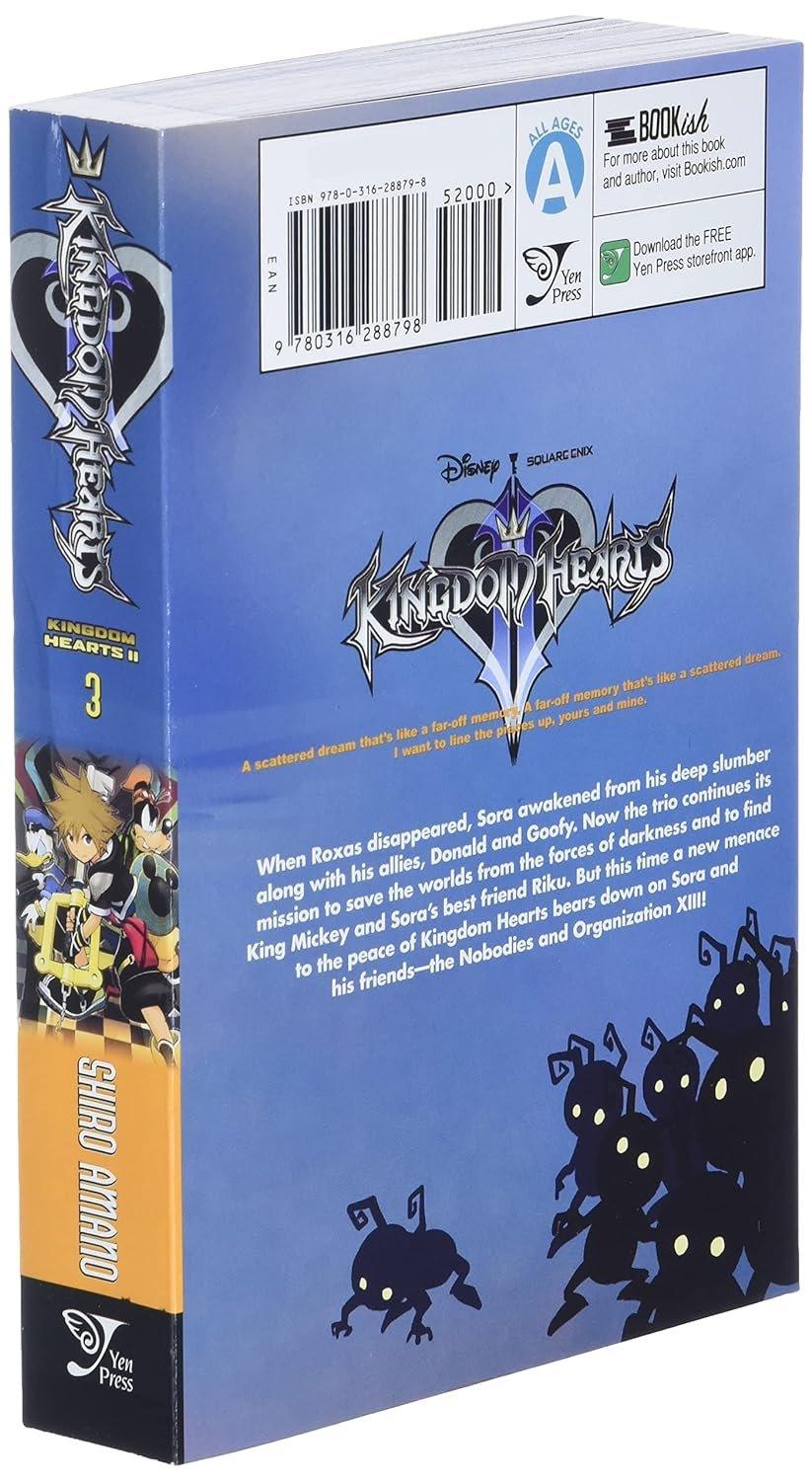 Kingdom Hearts II, Vol. 3 - manga (Kingdom Hearts II, 3) - ZXASQW Funny Name. Free Shipping.