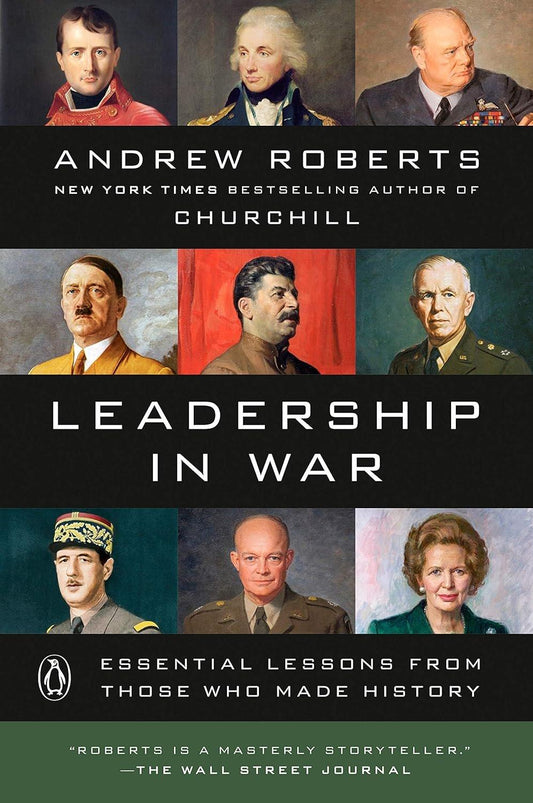 Leadership in War: Essential Lessons from Those Who Made History - Used Like New - ZXASQW Funny Name. Free Shipping.