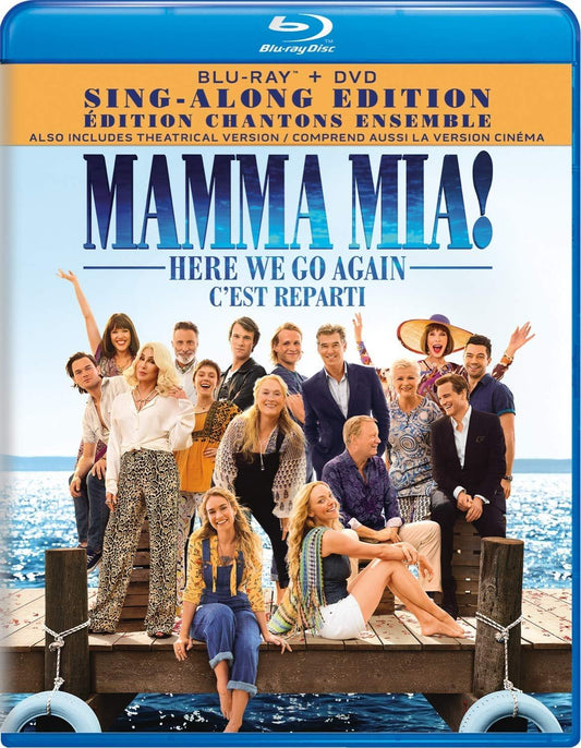 Mamma Mia : Here We Go Again [Blu-Ray, Region Free, Worldwide] - ZXASQW Funny Name. Free Shipping.