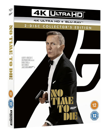 No Time To Die (James Bond) [4K Ultra-HD] [2021] [Blu-ray] [Region Free] [4K UHD]