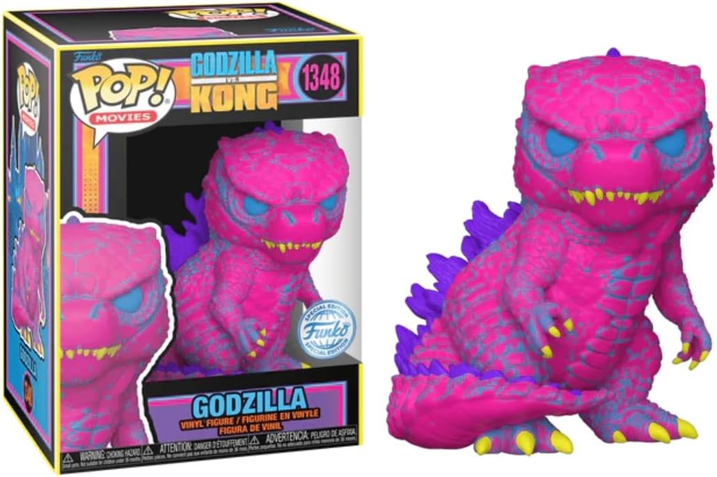 Funko POP! Godzilla vs. Kong Blacklight Godzille 3.75" Vinyl Figure (#1348)