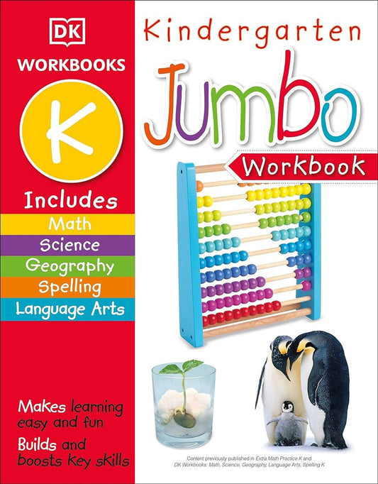 Jumbo Kindergarten Workbook (Dk Workbooks) - ZXASQW Funny Name. Free Shipping.