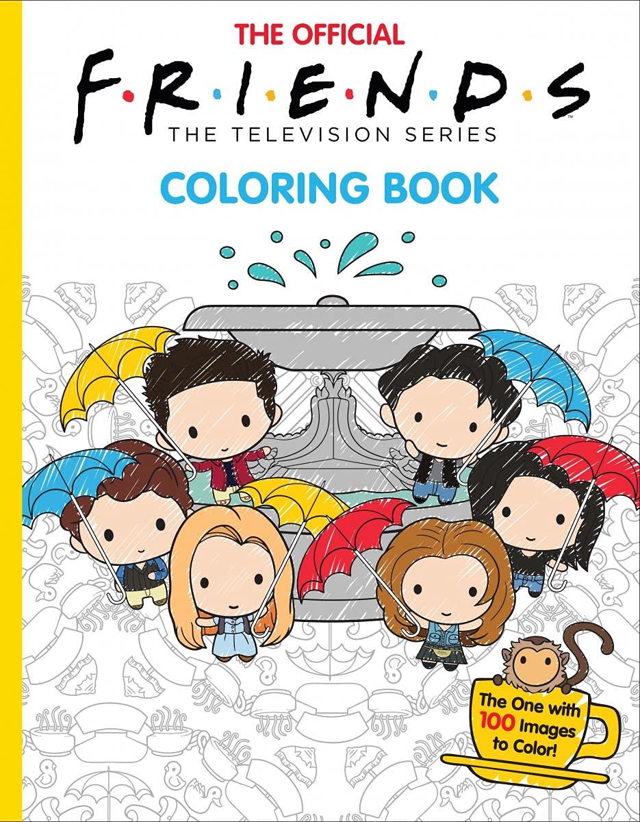 The Official Friends Coloring Book: The One with 100 Images to Color!