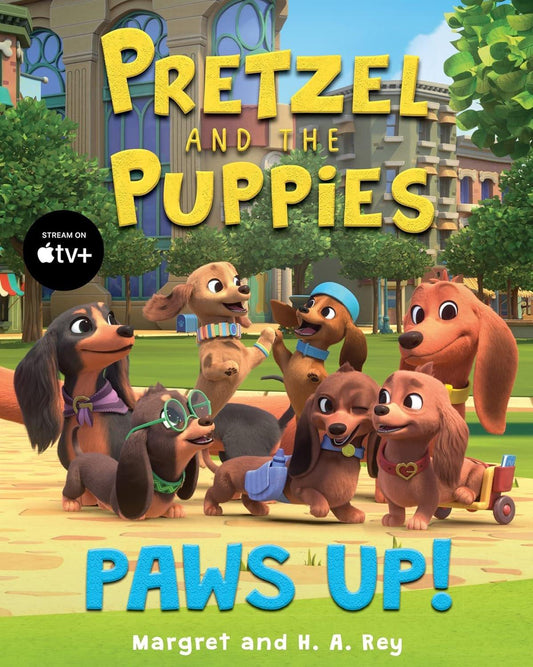 Pretzel and the Puppies: Paws Up! - ZXASQW Funny Name. Free Shipping.