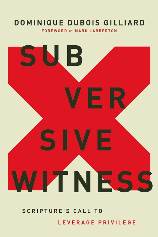 Subversive Witness: Scripture's Call to Leverage Privilege - ZXASQW Funny Name. Free Shipping.