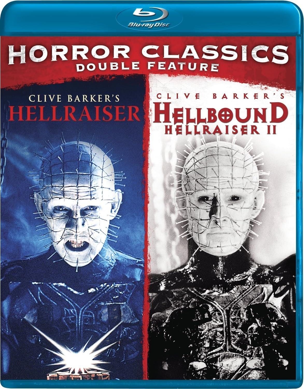 Horror Double Feature (Hellraiser / Hellbound: Hellraiser 2) [Blu-ray, Region Free, Worldwide] - ZXASQW Funny Name. Free Shipping.