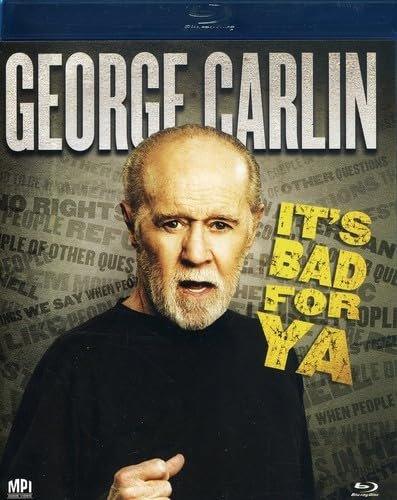 George Carlin: It's Bad For Ya [Blu-ray, Region Free, Worldwide] - ZXASQW Funny Name. Free Shipping.