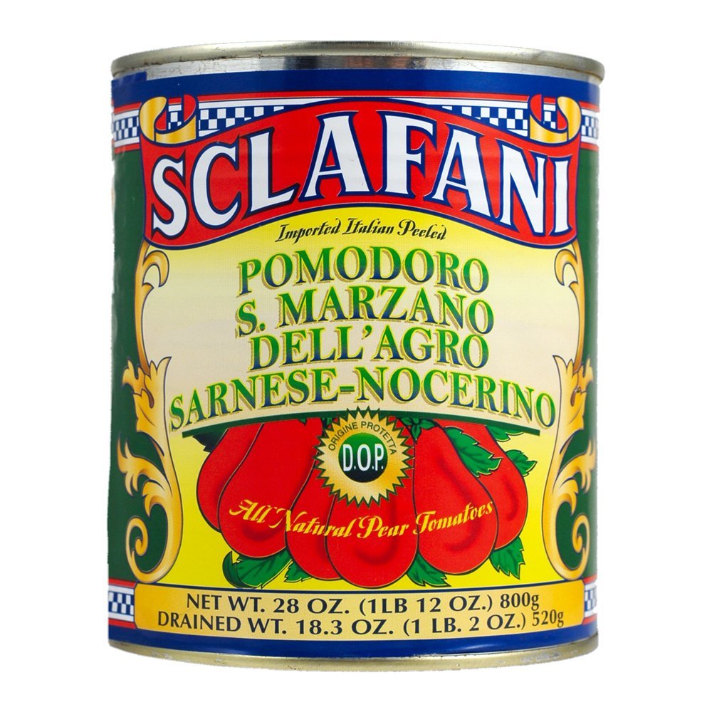 Sclafani San Marzano Tomatoes, DOP, 28 oz (4 PACK)