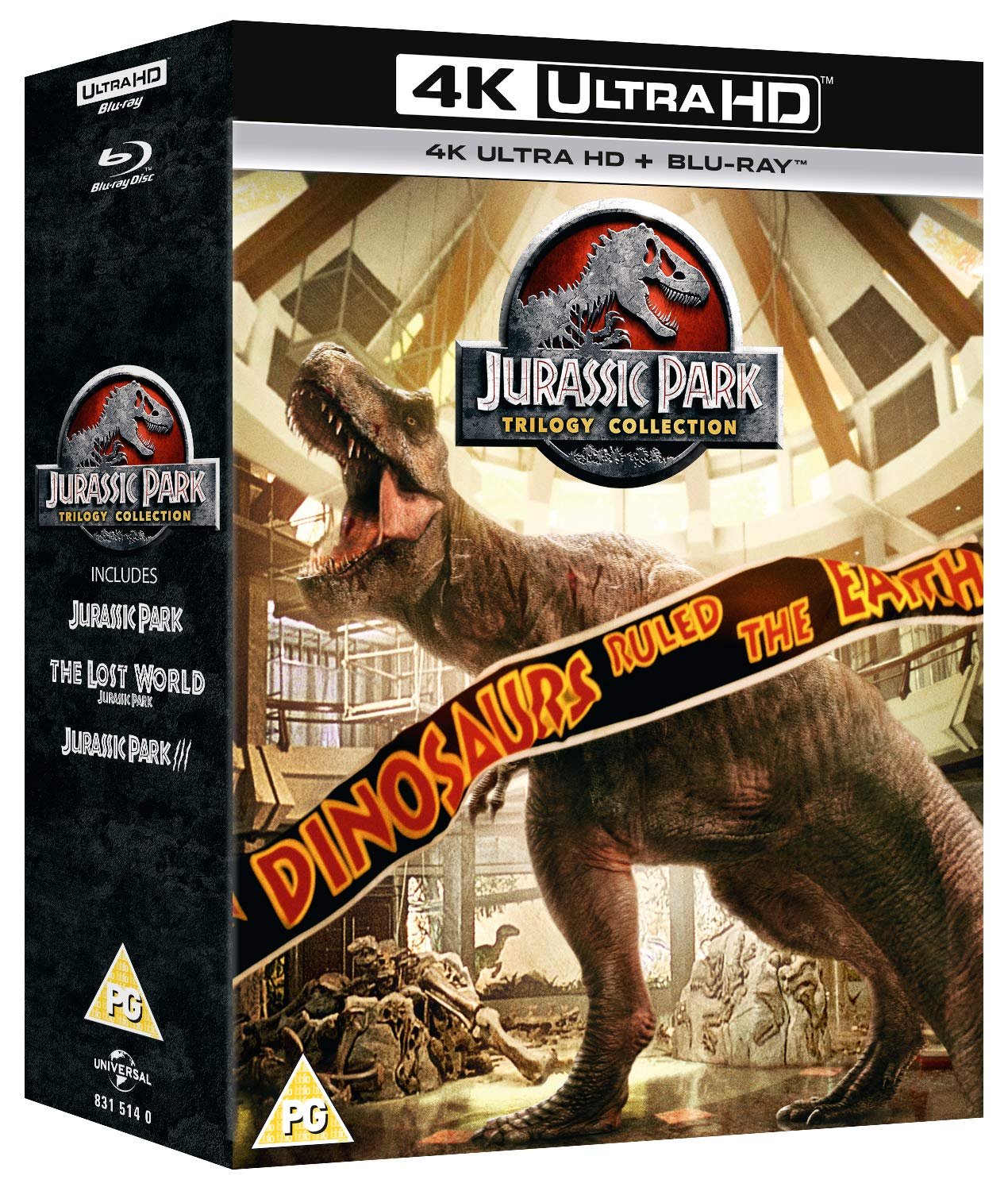 Jurassic Park Trilogy (4K UHD + BD +UV) [Blu-ray] [2018] [Region Free]