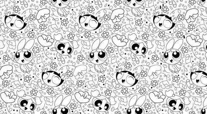 Powerpuff Girls: The Powerpuff Girls Creative Colouring - ZXASQW Funny Name. Free Shipping.