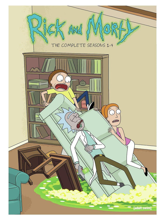 Rick and Morty: Seasons 1-4 (DVD) - ZXASQW Funny Name. Free Shipping.