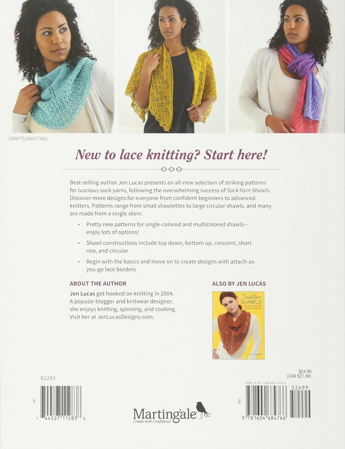 Sock-Yarn Shawls II: 16 Patterns for Lace Knitting - ZXASQW Funny Name. Free Shipping.