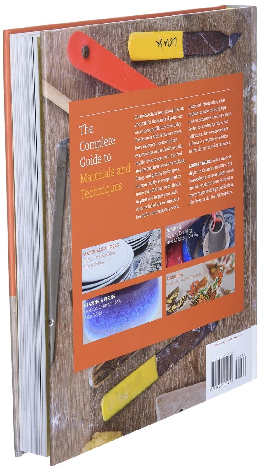 The Ceramics Bible: The Complete Guide to Materials and Techniques (Ceramics Book, Ceramics Tools Book, Ceramics Kit Book) - ZXASQW Funny Name. Free Shipping.