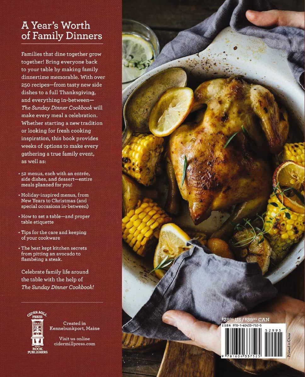 The Sunday Dinner Cookbook: Over 250 Modern American Classics to Share with Family and Friends - ZXASQW Funny Name. Free Shipping.