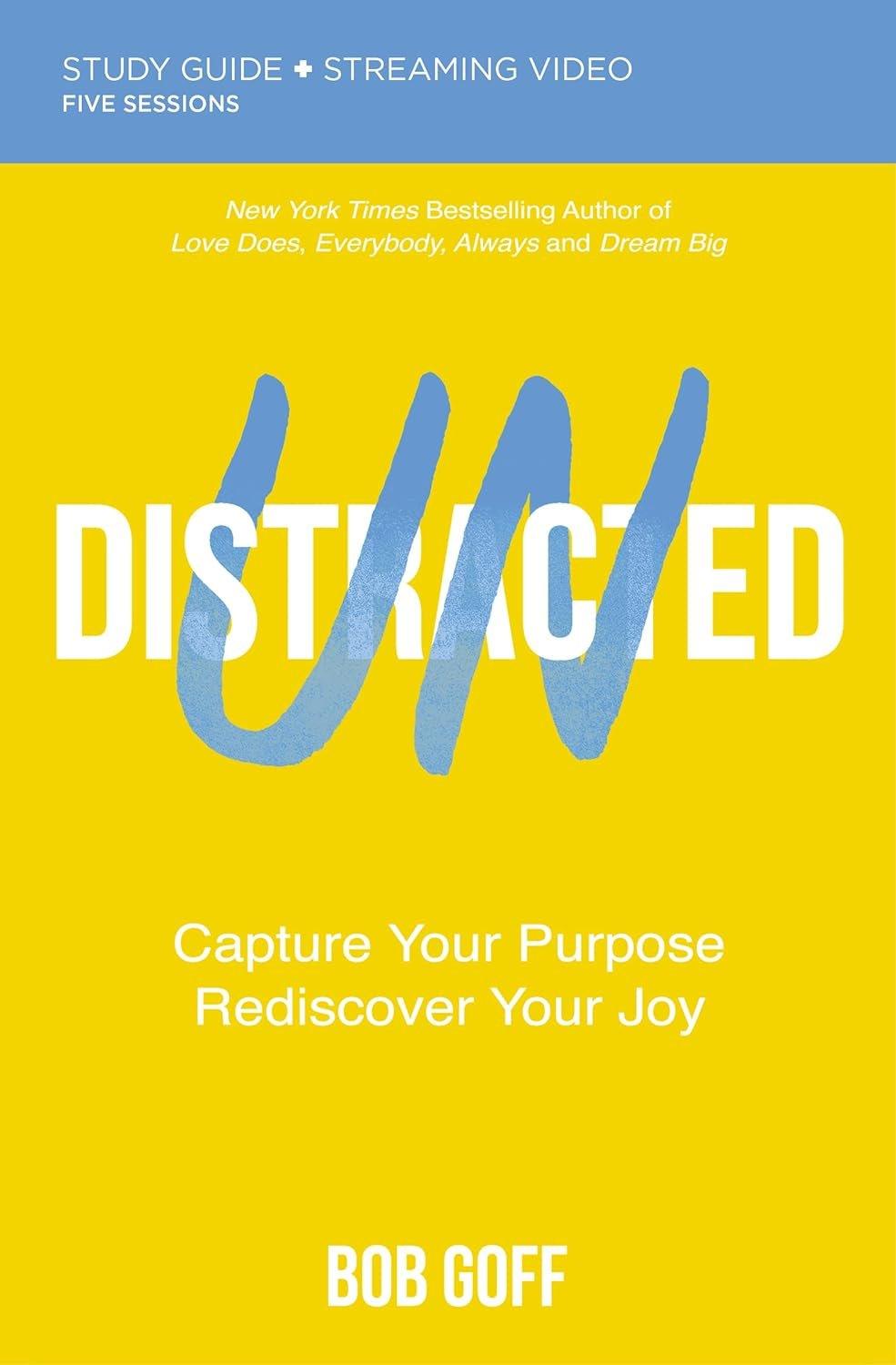 Undistracted Bible Study Guide plus Streaming Video: Capture Your Purpose. Rediscover Your Joy. - ZXASQW Funny Name. Free Shipping.